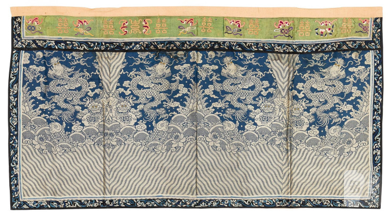 A large silk altar cover,